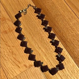 JCrew burgundy necklace